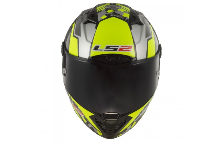 ΚΡΑΝΟΣ LS2 FF 805 THUNDER CARBON SPACE HI-VIS YELLOW GREY