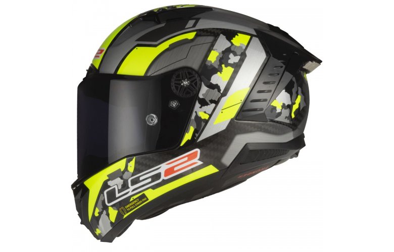 ΚΡΑΝΟΣ LS2 FF 805 THUNDER CARBON SPACE HI-VIS YELLOW GREY