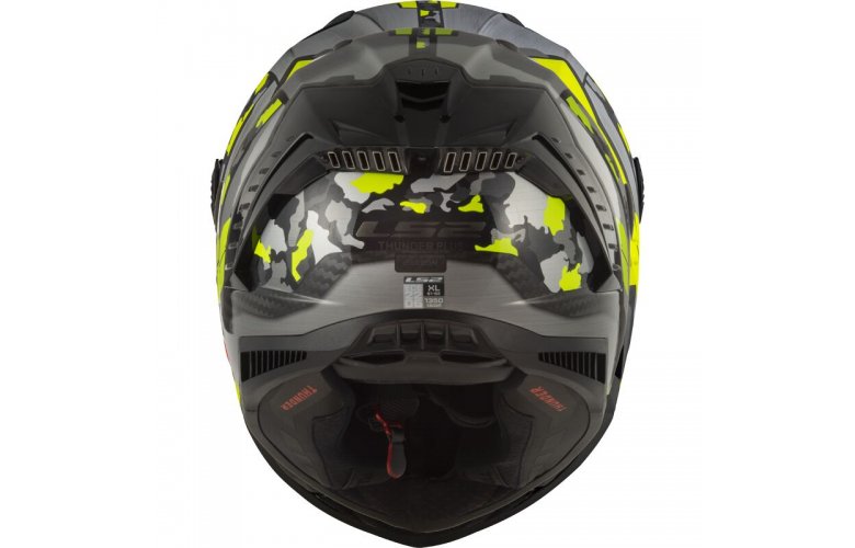 ΚΡΑΝΟΣ LS2 FF 805 THUNDER CARBON SPACE HI-VIS YELLOW GREY