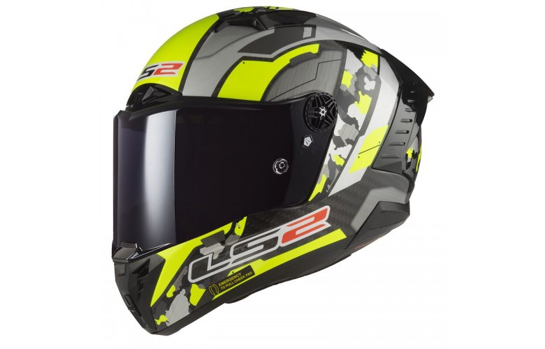 ΚΡΑΝΟΣ LS2 FF 805 THUNDER CARBON SPACE HI-VIS YELLOW GREY