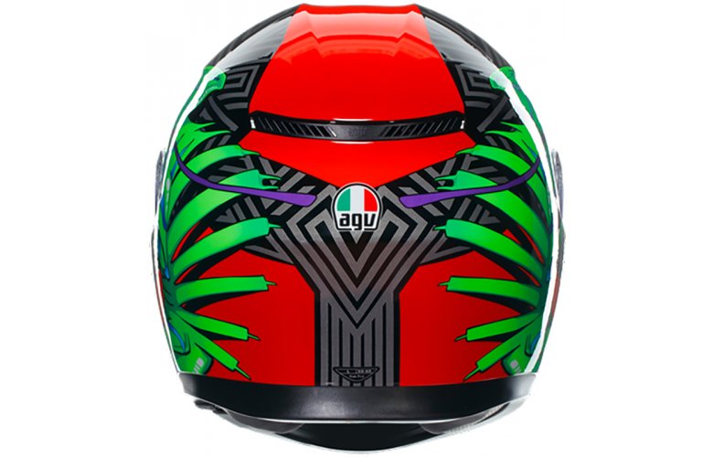 ΚΡΑΝΟΣ K3 AGV E2206 MPLK KAMALEON BLACK / RED / GREEN