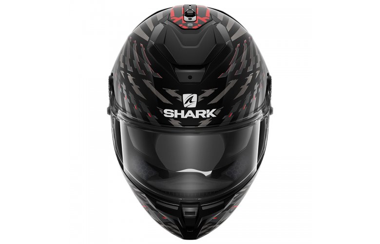 ΚΡΑΝΟΣ SHARK SPARTAN GT E-BRAKE BCL. MICR. ΜΑΥΡΟ/ΓΚΡΙ/ΚΟΚΚΙΝΟ