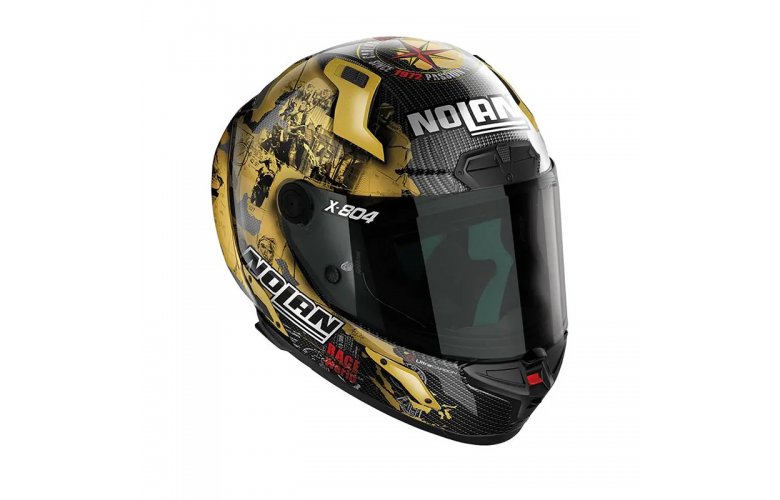 ΚΡΑΝΟΣ NOLAN X-804 RS ULTRA CARBON CARBON C.CHECA/GOLD 22.06