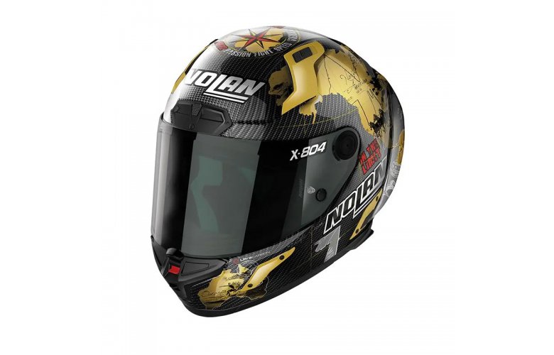 ΚΡΑΝΟΣ NOLAN X-804 RS ULTRA CARBON CARBON C.CHECA/GOLD 22.06