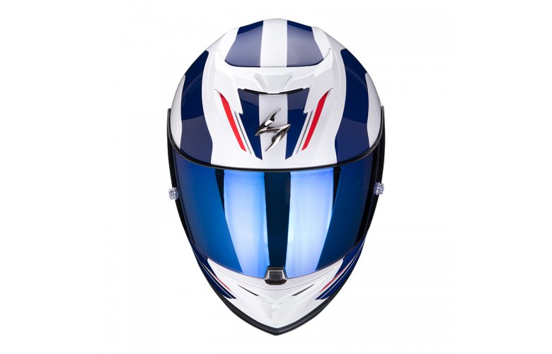 ΚΡΑΝΟΣ SCORPION EXO 520 AIR LEMANS WHITE BLUE RED