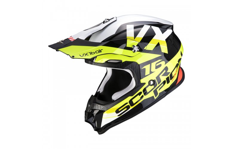 ΚΡΑΝΟΣ SCORPION VX 16 AIR X-TURN BLACK NEON YELLOW WHITE