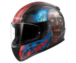 ΚΡΑΝΟΣ LS2 FF353 RAPID II ECE 22.06 ZOMBIE BLACK RED