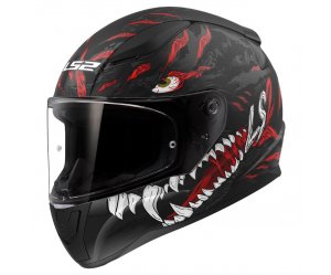 ΚΡΑΝΟΣ LS2 FF353 RAPID II ECE 22.06 KAIJU MATT BLACK RED WHITE