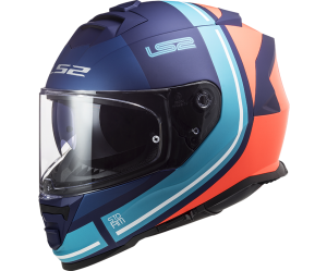 ΚΡΑΝΟΣ LS2 FF800 STORM SLANT Matt Blue / Fluo Orange