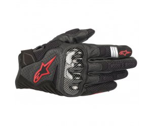 ΓΑΝΤΙΑ ALPINESTARS SMX-1 AIR V2 ΜΑΥΡΟ/ΚΟΚΚΙΝΟ