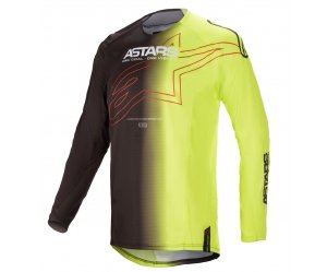 ΜΠΛΟΥΖΑ ALPINESTARS MX TECHSTAR PHANTOM BLACK/YELLOW FLUO