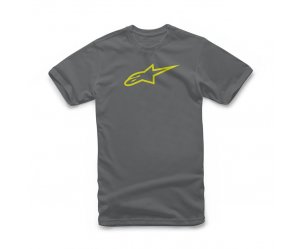 T-SHIRT ALPINESTARS AGELESS CLASSIC ΑΝΘΡΑΚΙ/ΚΙΤΡΙΝΟ FLUO