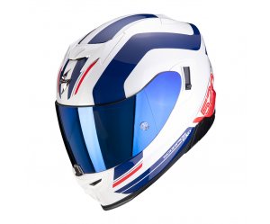 ΚΡΑΝΟΣ SCORPION EXO 520 AIR LEMANS WHITE BLUE RED