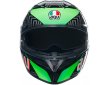 ΚΡΑΝΟΣ K3 AGV E2206 MPLK KAMALEON BLACK / RED / GREEN