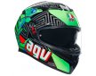 ΚΡΑΝΟΣ K3 AGV E2206 MPLK KAMALEON BLACK / RED / GREEN